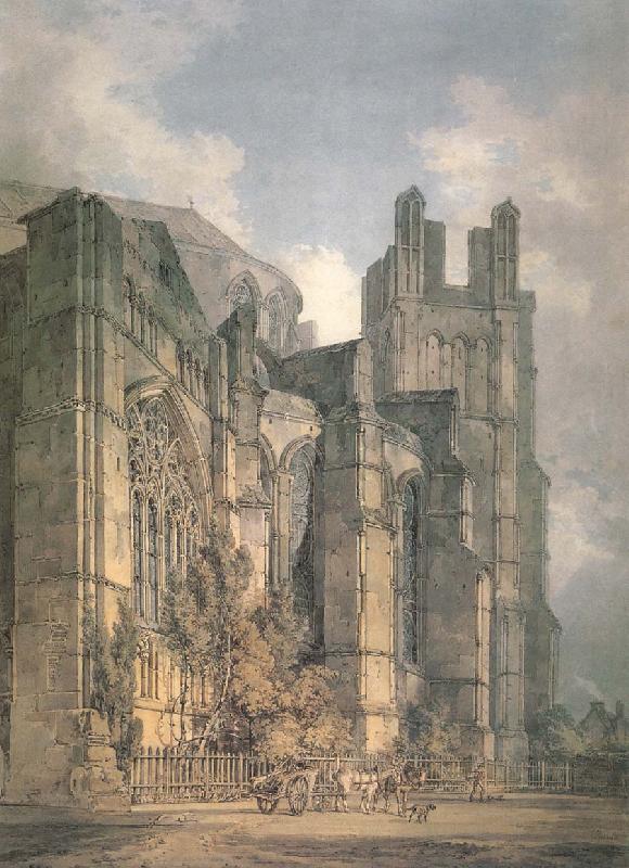 J.M.W. Turner St. Anselm-s Chapel with part of Thomas-a-Becket-s Crown,Canterbury oil painting picture